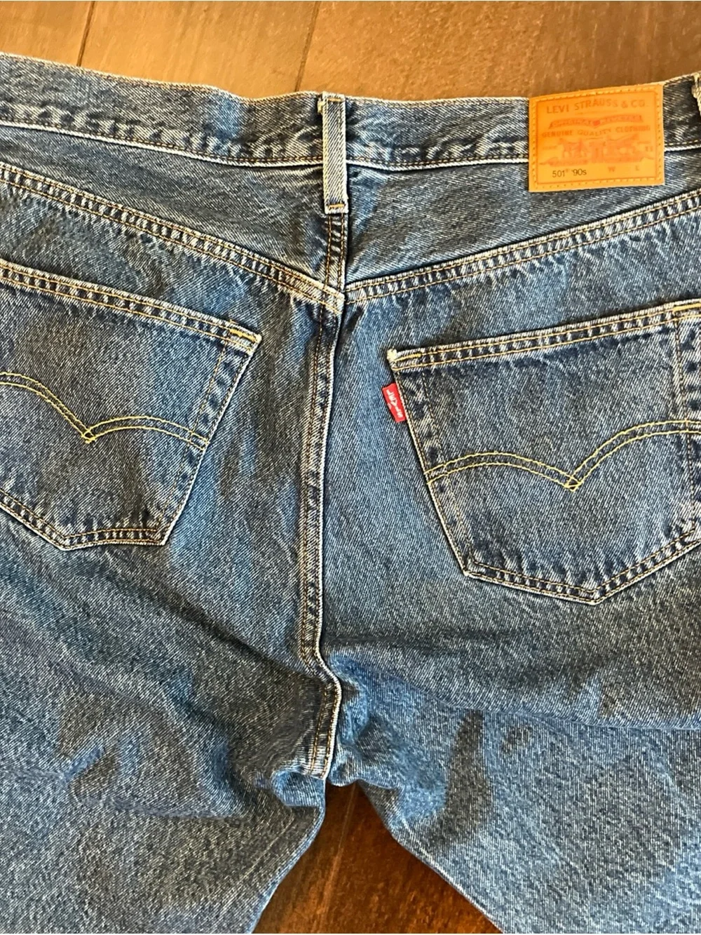 Classic Blue Men's Straight-Leg Jeans